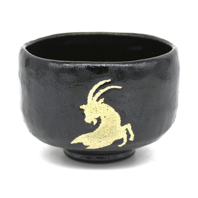 茶道具 楽茶碗（らくちゃわん） 茶碗 黒楽 バーバリーシープ 松楽窯