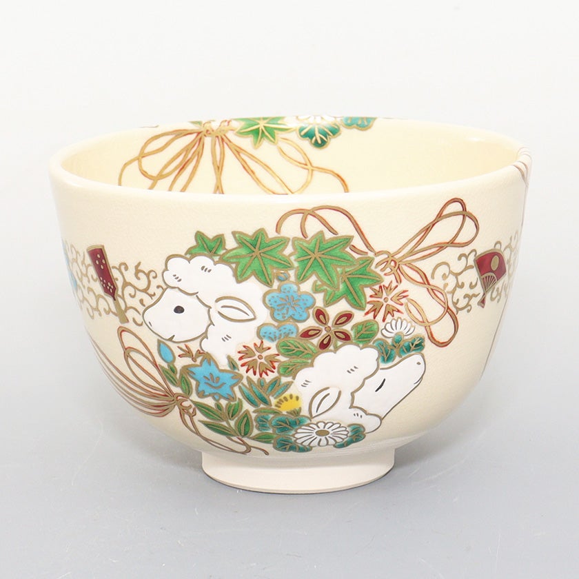茶道具 抹茶茶碗（まっちゃちゃわん） 茶碗 干支 未 清閑寺窯 干支 未