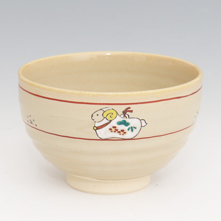 茶道具 抹茶茶碗（まっちゃちゃわん） 茶碗 奈良絵 未土鈴（丸） 昭山